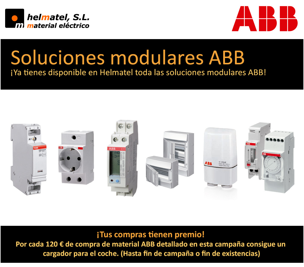 ¡Ya tienes disponible en Helmatel toda las soluciones modulares ABB!